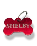 ADRESÓWKA METALOWA W KSZTAŁCIE KOŚCI - SHELBY METAL ID TAG