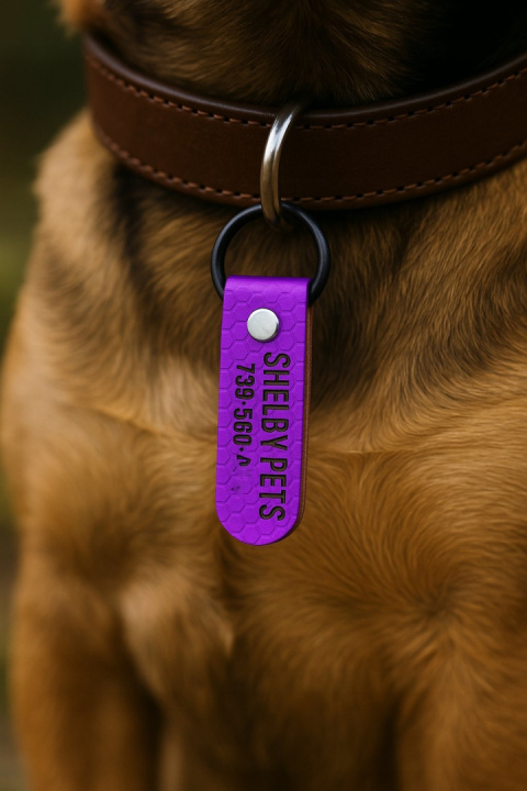 ADRESÓWKA WODOODPORNA DLA PSA Z HEXY I SHELBY - WOOFY ID TAG ADRESÓWKA WODOODPORNA DLA PSA Z HEXY I SHELBY - WOOFY ID TAG