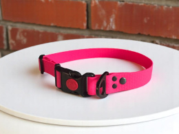 OBROŻA DLA PSA WODOODPORNA Z KLAMRĄ Z BLOKADĄ I SHELBY - WOOFY COLLAR SAFE LOCK