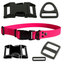 OBROŻA DLA PSA WODOODPORNA Z KLAMRĄ METALOWĄ I SHELBY - WOOFY COLLAR METAL CLICK