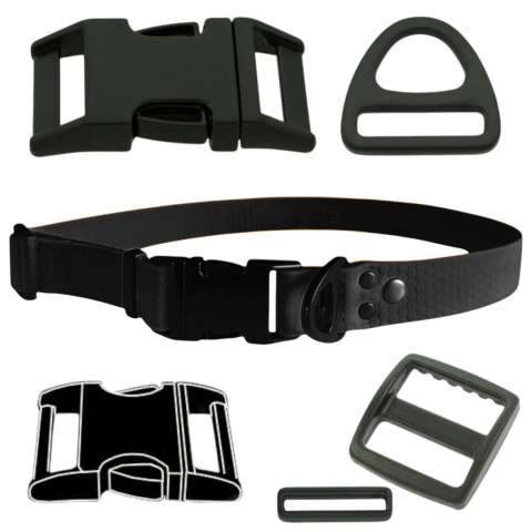 OBROŻA DLA PSA WODOODPORNA Z KLAMRĄ METALOWĄ I SHELBY - WOOFY COLLAR METAL CLICK OBROŻA DLA PSA WODOODPORNA Z KLAMRĄ METALOWĄ I SHELBY - WOOFY COLLAR METAL CLICK