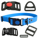 OBROŻA DLA PSA WODOODPORNA Z KLAMRĄ Z BLOKADĄ I SHELBY - WOOFY COLLAR SAFE LOCK
