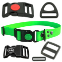 OBROŻA DLA PSA WODOODPORNA Z KLAMRĄ Z BLOKADĄ I SHELBY - WOOFY COLLAR SAFE LOCK