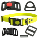 OBROŻA DLA PSA WODOODPORNA Z KLAMRĄ Z BLOKADĄ I SHELBY - WOOFY COLLAR SAFE LOCK