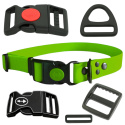 OBROŻA DLA PSA WODOODPORNA Z KLAMRĄ Z BLOKADĄ I SHELBY - WOOFY COLLAR SAFE LOCK