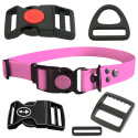 OBROŻA DLA PSA WODOODPORNA Z KLAMRĄ Z BLOKADĄ I SHELBY - WOOFY COLLAR SAFE LOCK