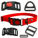 OBROŻA DLA PSA WODOODPORNA Z KLAMRĄ Z BLOKADĄ I SHELBY - WOOFY COLLAR SAFE LOCK