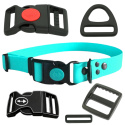 OBROŻA DLA PSA WODOODPORNA Z KLAMRĄ Z BLOKADĄ I SHELBY - WOOFY COLLAR SAFE LOCK