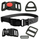 OBROŻA DLA PSA WODOODPORNA Z KLAMRĄ Z BLOKADĄ I SHELBY - WOOFY COLLAR SAFE LOCK
