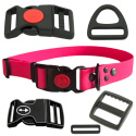 OBROŻA DLA PSA WODOODPORNA Z KLAMRĄ Z BLOKADĄ I SHELBY - WOOFY COLLAR SAFE LOCK