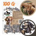 Przysmaki dla psa Chipsy z żwaczy wołowych eko 100g Shelbypets