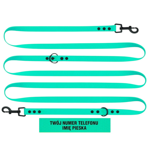 SMYCZ DLA ŚREDNIEGO PSA WODOODPORNA REGULOWANA I SHELBY WOOFY LOCK LEASH SMYCZ DLA ŚREDNIEGO PSA WODOODPORNA REGULOWANA I SHELBY WOOFY LOCK LEASH
