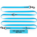 SMYCZ DLA ŚREDNIEGO PSA WODOODPORNA REGULOWANA I SHELBY WOOFY LOCK LEASH