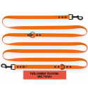 SMYCZ DLA ŚREDNIEGO PSA WODOODPORNA REGULOWANA I SHELBY WOOFY LOCK LEASH