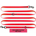 SMYCZ DLA ŚREDNIEGO PSA WODOODPORNA REGULOWANA I SHELBY WOOFY LOCK LEASH