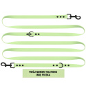 SMYCZ DLA ŚREDNIEGO PSA WODOODPORNA REGULOWANA I SHELBY WOOFY LOCK LEASH