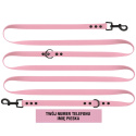 SMYCZ DLA ŚREDNIEGO PSA WODOODPORNA REGULOWANA I SHELBY WOOFY LOCK LEASH