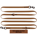SMYCZ DLA ŚREDNIEGO PSA WODOODPORNA REGULOWANA I SHELBY WOOFY LOCK LEASH