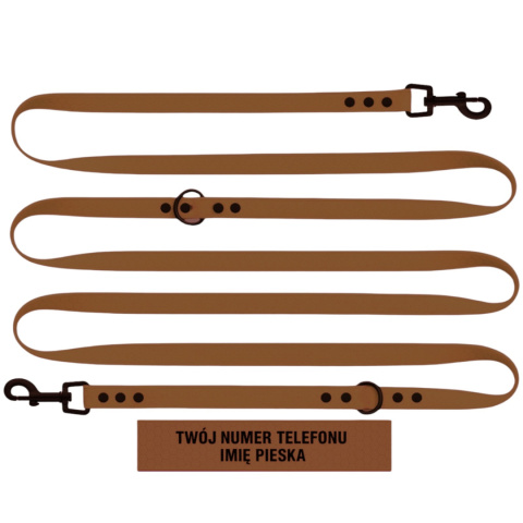 SMYCZ DLA ŚREDNIEGO PSA WODOODPORNA REGULOWANA I SHELBY WOOFY LOCK LEASH SMYCZ DLA ŚREDNIEGO PSA WODOODPORNA REGULOWANA I SHELBY WOOFY LOCK LEASH