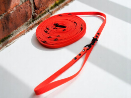 SMYCZ DLA ŚREDNIEGO PSA WODOODPORNA REGULOWANA I SHELBY WOOFY LOCK LEASH