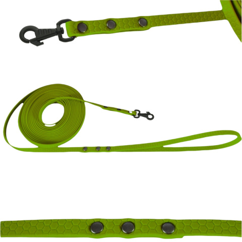 SMYCZ DLA MAŁEGO PSA WODOODPORNA HEXA TYPU BIOTHANE 10MM I SHELBY WOOFY LEASH SMYCZ DLA MAŁEGO PSA WODOODPORNA HEXA TYPU BIOTHANE 10MM I SHELBY WOOFY LEASH