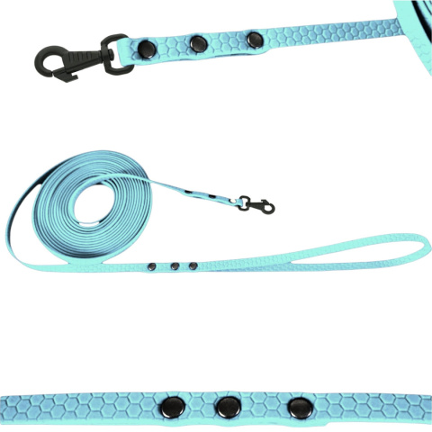 SMYCZ DLA MAŁEGO PSA WODOODPORNA HEXA TYPU BIOTHANE 10MM I SHELBY WOOFY LEASH SMYCZ DLA MAŁEGO PSA WODOODPORNA HEXA TYPU BIOTHANE 10MM I SHELBY WOOFY LEASH
