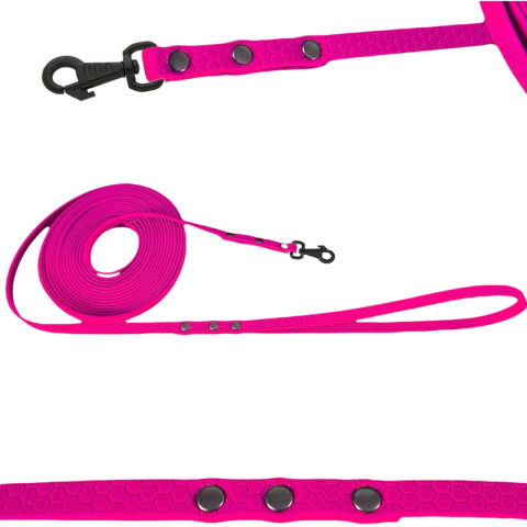 SMYCZ DLA MAŁEGO PSA WODOODPORNA HEXA TYPU BIOTHANE 10MM I SHELBY WOOFY LEASH SMYCZ DLA MAŁEGO PSA WODOODPORNA HEXA TYPU BIOTHANE 10MM I SHELBY WOOFY LEASH