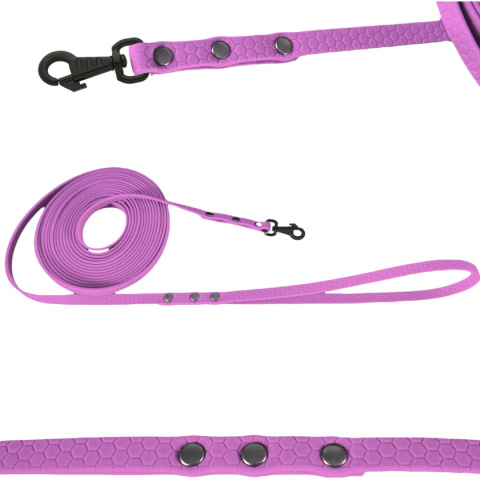 SMYCZ DLA MAŁEGO PSA WODOODPORNA HEXA TYPU BIOTHANE 10MM I SHELBY WOOFY LEASH SMYCZ DLA MAŁEGO PSA WODOODPORNA HEXA TYPU BIOTHANE 10MM I SHELBY WOOFY LEASH