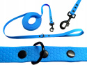 SMYCZ DLA ŚREDNIEGO PSA WODOODPORNA HEXA TYPU BIOTHANE 16MM I SHELBY WOOFY LEASH
