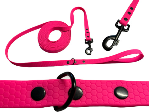 SMYCZ DLA DUŻEGO PSA WODOODPORNA HEXA TYPU BIOTHANE 20MM I SHELBY WOOFY LEASH SMYCZ DLA DUŻEGO PSA WODOODPORNA HEXA TYPU BIOTHANE 20MM I SHELBY WOOFY LEASH