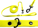 SMYCZ DLA DUŻEGO PSA WODOODPORNA HEXA TYPU BIOTHANE 20MM I SHELBY WOOFY LEASH