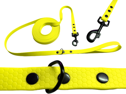 SMYCZ DLA DUŻEGO PSA WODOODPORNA HEXA TYPU BIOTHANE 20MM I SHELBY WOOFY LEASH SMYCZ DLA DUŻEGO PSA WODOODPORNA HEXA TYPU BIOTHANE 20MM I SHELBY WOOFY LEASH