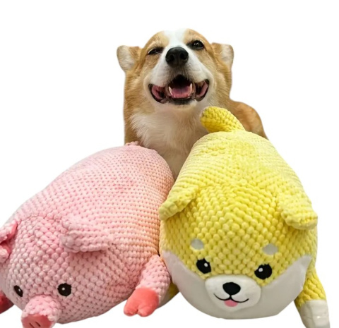 ZABAWKA DUŻA DLA PSA LIS MATERIAŁOWA